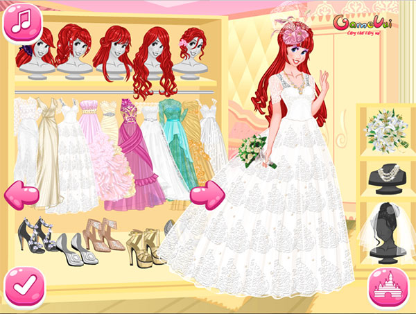 Game Đám Cưới Công Chúa Ariel - Princess Perfect Wedding - Game Vui