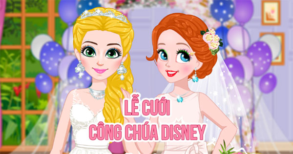 Game Lễ Cưới Công Chúa Disney - Disney Princess Wedding Makeover Studio -  Game Vui