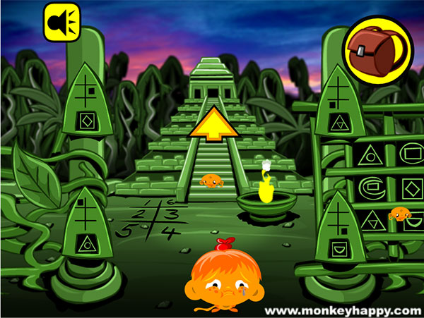 Game Chú Khỉ Buồn: Lăng Mộ Cổ - Monkey Go Happy Stage 69 - Game Vui