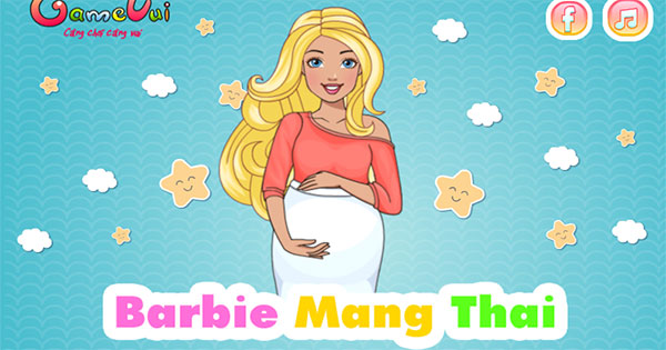 Game Barbie mang thai - Barbie Is Having A Baby - Game Vui