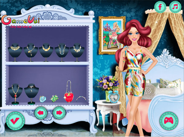 Game Barbie: Công Chúa Cổ Tích - Barbie'S Fairytale Look - Game Vui