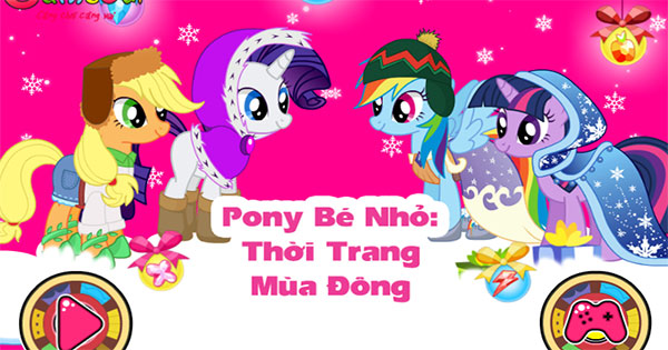 Game Pony bé nhỏ: Thời trang mùa đông - My Little Pony 