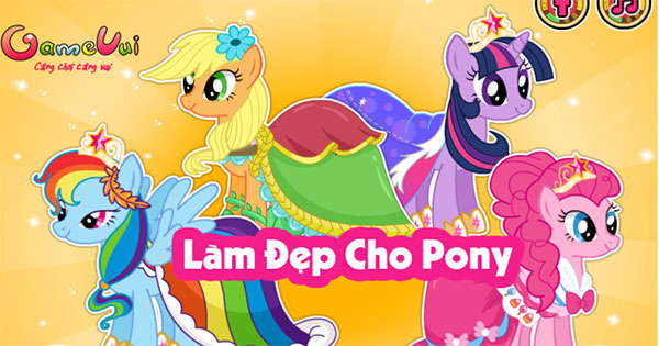 Game Làm Đẹp Cho Pony - The Prom Of The Ponies - Game Vui