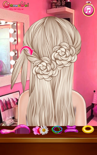 Elsa Wedding Hair Design Game Vui