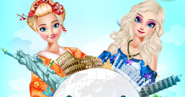 Game Công Chúa Du Lịch Thế Giới - Princess Travel Around The World - Game  Vui