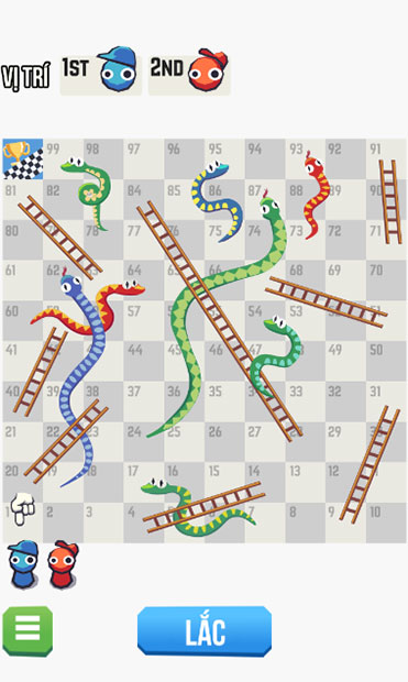 Game Rắn Và Thang 2 - Snake And Ladder - Game Vui