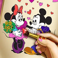 Game To Mau Mickey Minnie Coloring Book Game Vui