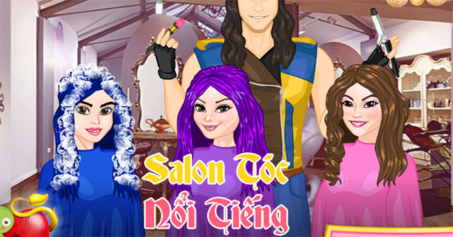 Game Salon tóc nổi tiếng - Descendants Hair Salon - Game Vui
