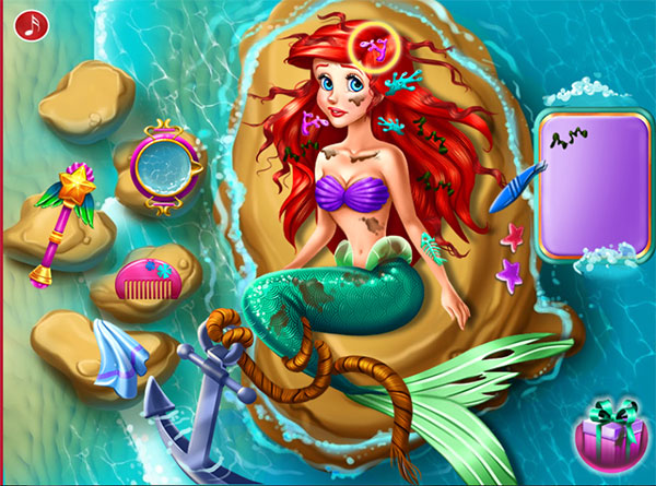 Game Chăm Sóc Nàng Tiên Cá - Mermaid Princess Heal And Spa - Game Vui