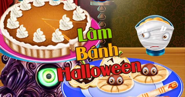 Game Làm Bánh Halloween - Cooking Halloween Food - Game Vui