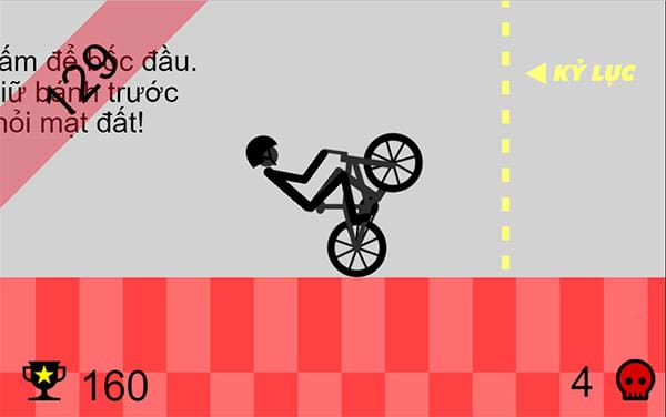 Game Người Que: Bốc Đầu Xe Đạp - Wheelie Bike - Game Vui