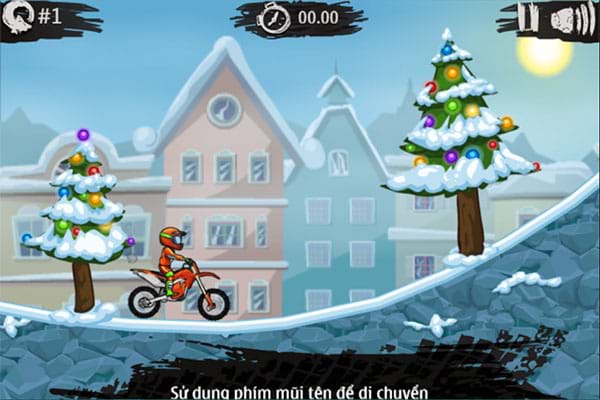 Game Môtô Địa Hình 2 X3M4 - Moto X3M Winter - Game Vui