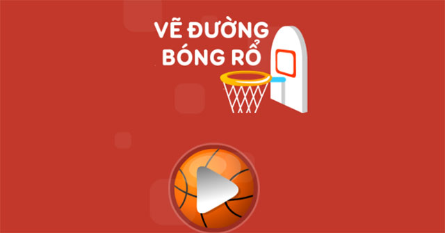 Game Vẽ đường Bóng Rổ Game Vui