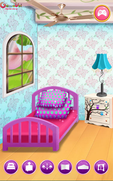 Game Trang trí phòng - Elsa 4 Seasons House Design - Game Vui