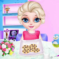 Elsa làm bánh quy