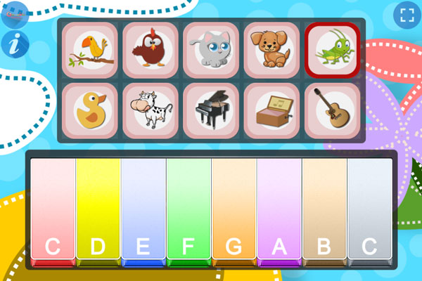Game Piano Tiếng Động Vật Cho Bé - Piano For Kids Animal Sounds - Game Vui