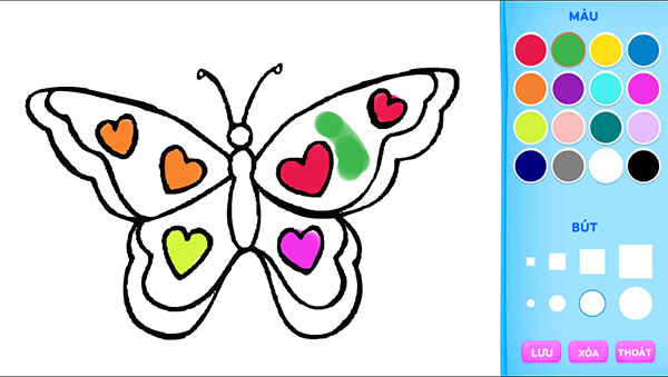 Game Tô Màu Bươm Bướm - Butterfly Coloring Book - Game Vui