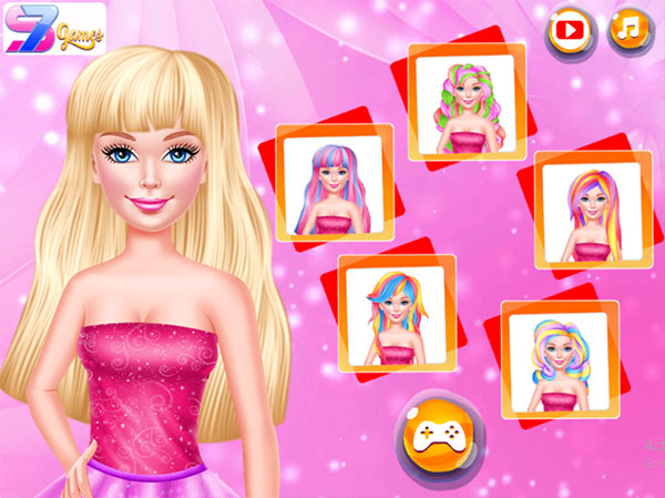 Game Làm Tóc Cho Barbie - Bella Pony Hairstyles - Game Vui