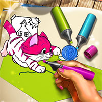 Game Tô Màu Thú Nuôi - Pets Coloring Book - Game Vui