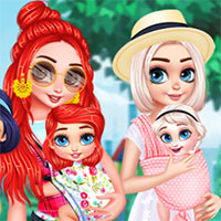 Game Thời Trang Mẹ Và Bé 2 - Princesses Baby Wearing Fun - Game Vui