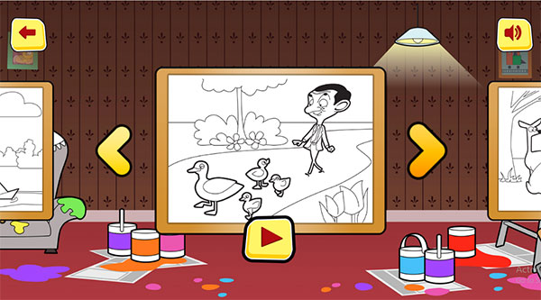 Game Vẽ Tranh Mr Bean - Mr Bean Splash Art - Game Vui