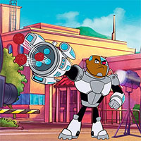 Teen Titans Go: Cyborg bắn đồ ăn