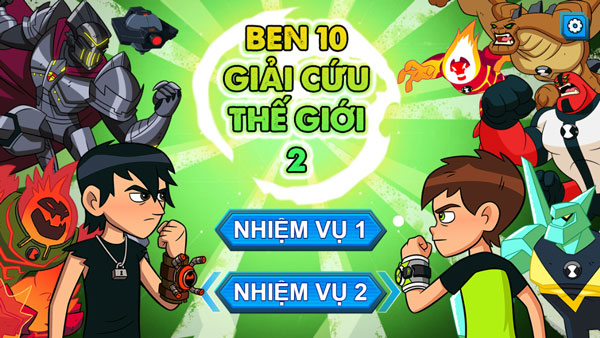 Game Ben 10 Giải Cứu Thế Giới 2 - Game Vui