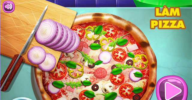 Game Làm Pizza - Pizza Reallife Cooking - Game Vui