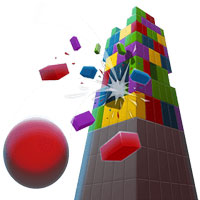 Phá hủy tháp Minecraft 3D