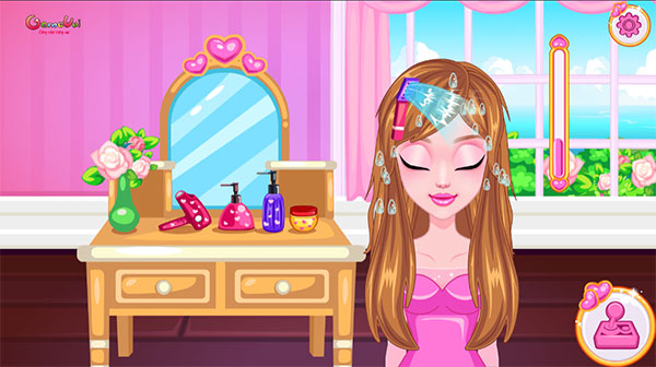 Game Làm tóc ngày valentine - Valentine's Day Hearty Hairstyles - Game Vui Game Làm tóc ngày valentine - Valentine's Day Hearty Hairstyles - Game Vui