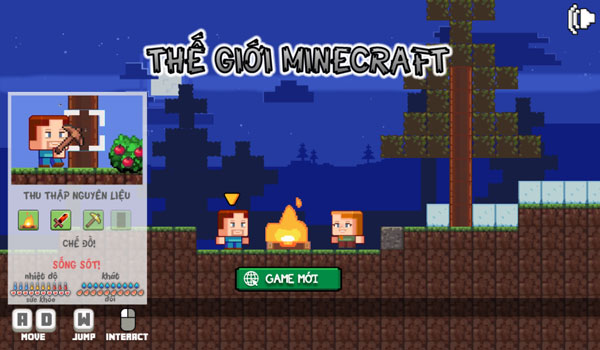 Game Thế Giới Minecraft - Game Vui