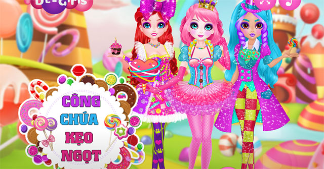 Game Công Chúa Kẹo Ngọt - Princess Sweet Candy Cosplay - Game Vui