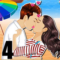 Game Nụ Hôn Trên Biển 4 - First Valentine Kissing - Game Vui