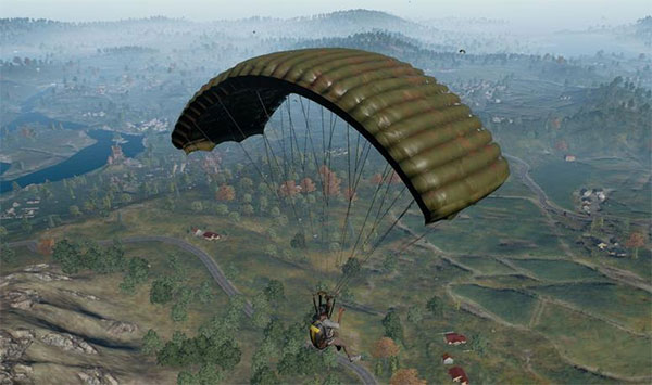 Parachuting without people