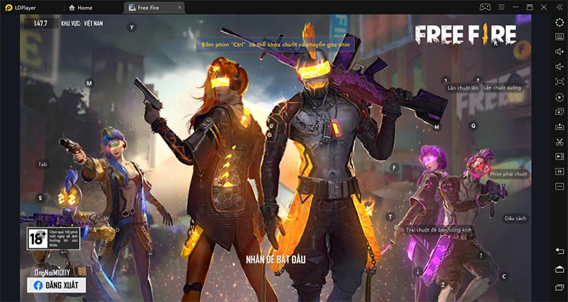 Play Free Fire game with LDPlayer emulator