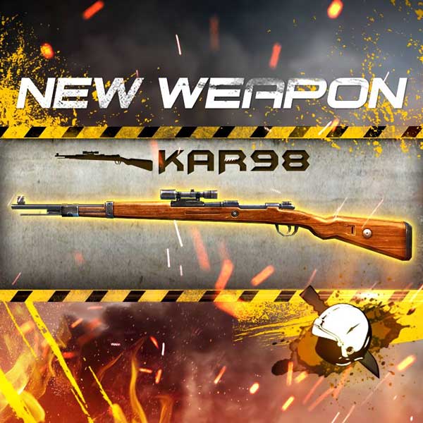 The Kar98 sniper gun is extremely powerful