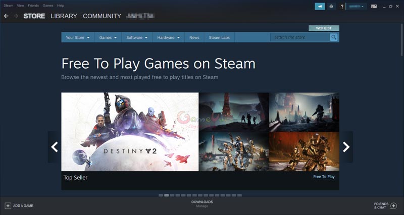 Steam account created and logged in successfully
