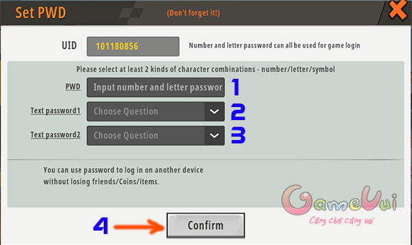 Enter password