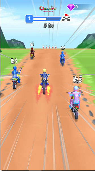 Game Đua Mô Tô 3D - Moto Bike Attack Race - Game Vui