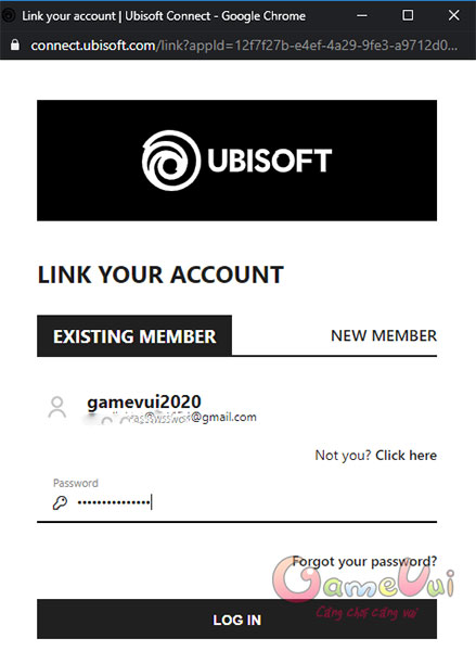 Enter your Ubisoft password