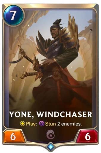Yone - WindChaser from The Legend of Runeterra
