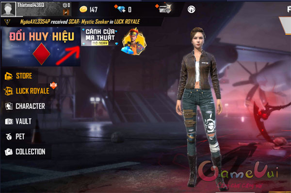 Free Fire: Nhận 1000 Kim Cương Miễn Phí Thông Qua Cánh Cửa Ma Thuật