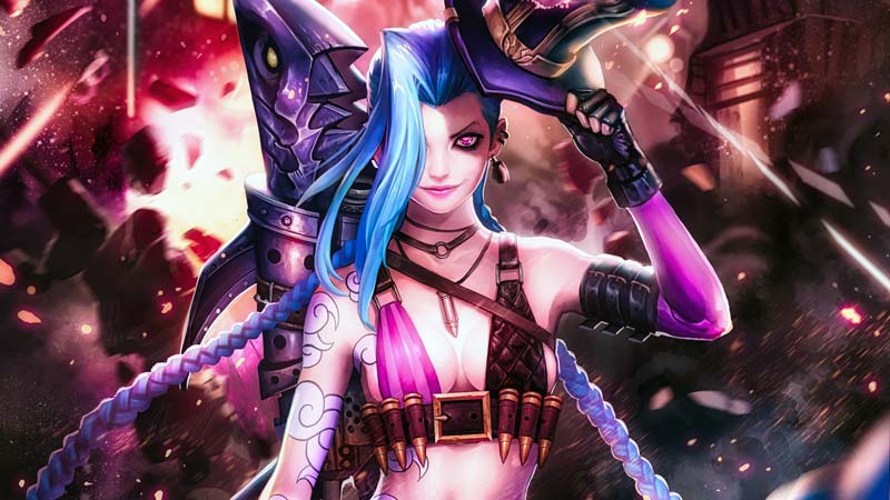 Jinx - The Rebellious Cannon with an erratic personality