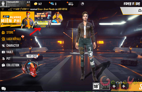 Free Fire: Chơi Cán Cân Kỳ Diệu Nhận Skin Trang Phục - Gamevui.Vn