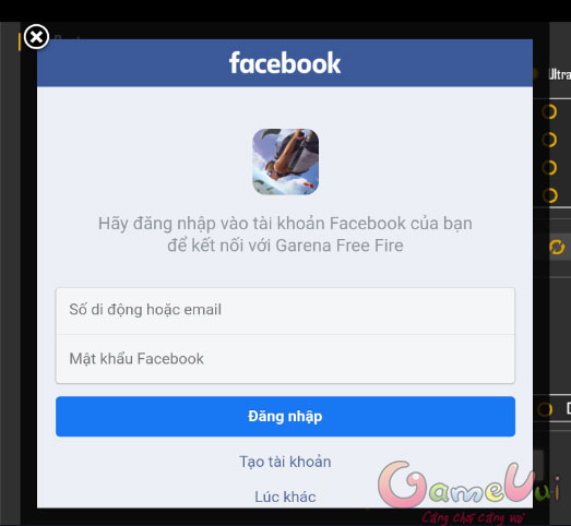 Cách Liên Kết Tài Khoản Free Fire Với Facebook - Gamevui.Vn