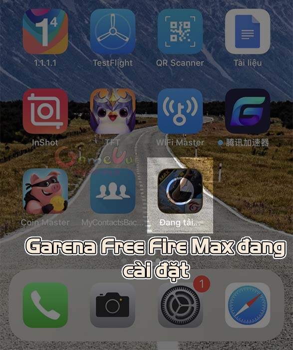 The installation of Free Fire Max will take a few minutes