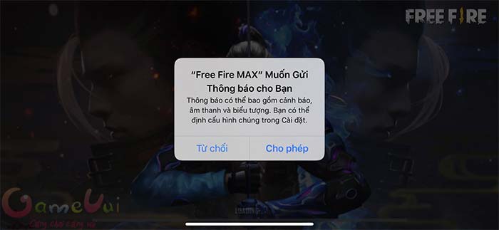 Interface of Garene Free Fire Max