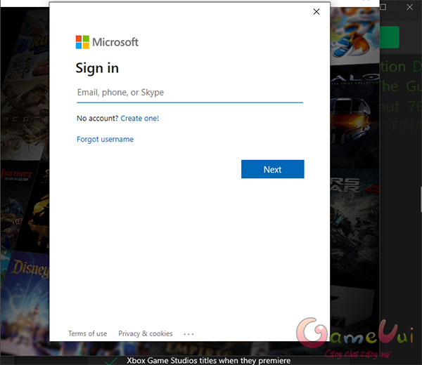 Sign in to your Microsoft account