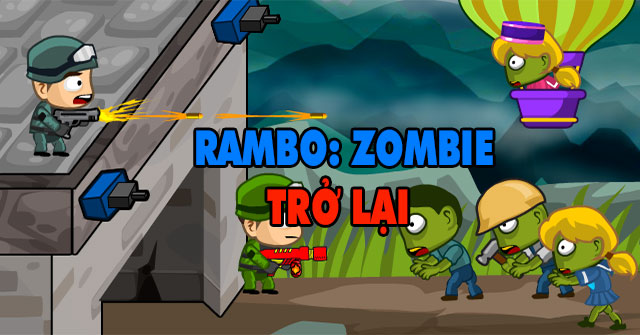 Game Đối Mặt Zombie 1 - Zombie Parade Defense - Game Vui