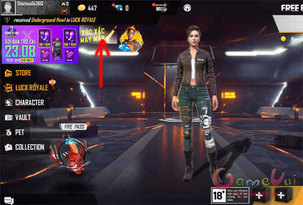 Free Fire: Chơi Xúc Xắc May Mắn Nhận M60 Thiên Hồ - Gamevui.Vn